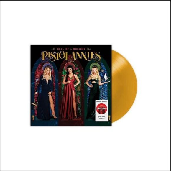 Pistol Annies Hell Of A Holiday Gold Vinyl LP Target Limited Edition - Picture 2 of 4